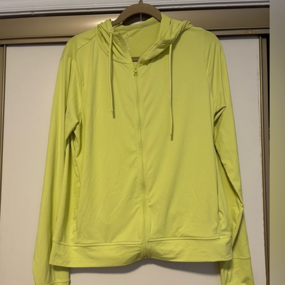 Like new Head Women's Bright Yellow Zip-Up Hoodie Medium